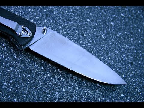 Видео: Точим М390 HRC 61 на Spyderco Resilience, клинок работы Влад-ч.