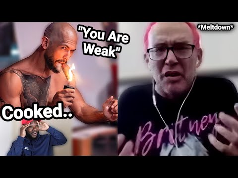 Видео: Он полностью теряет самообладание, когда Эндрю Тейт бросает ему вызов