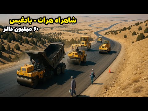 Видео: Крупный проект автомагистрали Герат-Бадгис близится к завершению