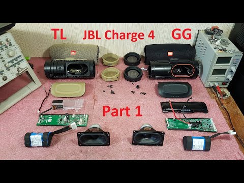 Видео: JBL Charge 4 TL и GG разница, ремонт, разборка, оригинал, сравнение, проблемы, запчасти Part 1