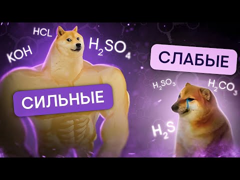 Видео: Сильные и слабые электролиты | Химия с Сашей Сильвер | ЕГЭ 2024 | SMITUP