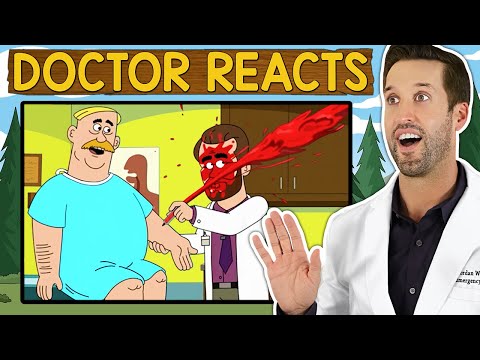 Видео: ВРАЧ смотрит смешные медицинские сцены из Бриклберри