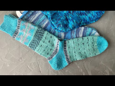 Видео: 19 ноября 2023 г. Часть 1. Готовые работы за октябрь. Носки.