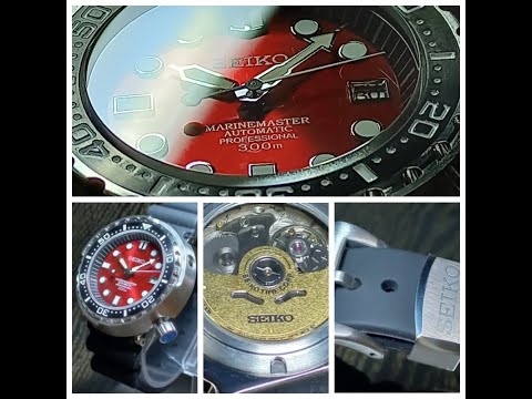 Видео: SEIKO Red Tuna (Mod) - Большой Красный Тунец