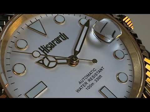 Видео: Золотые часы Miyota 8215 Datejust Style | Присмотритесь к часам