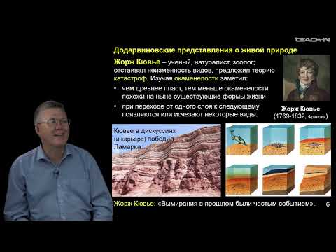 Видео: Дубынин В.А. - 100 часов школьной биологии - 2.25. Эволюция живого. Работы Чарльза Дарвина