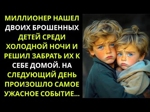 Видео: МИЛЛИОНЕР спас брошенного ребёнка и малыша... На следующий день произошло шокирующее событие