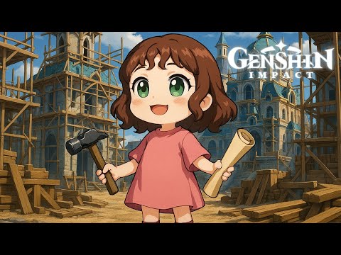 Видео: Genshin Impact - стройка и общение с чатиком - гайд