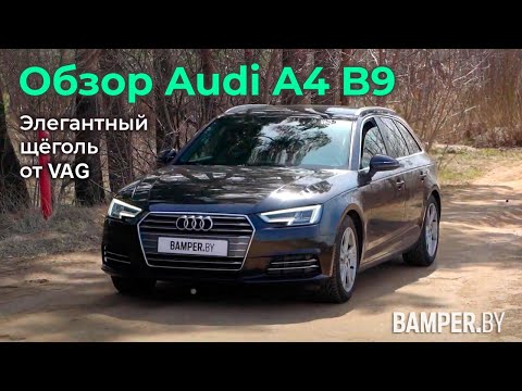 Видео: Обзор Audi A4 B9. Элегантный щёголь от VAG