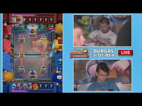 Видео: Clash Royale - LIVE - Telenor Arena Бургас