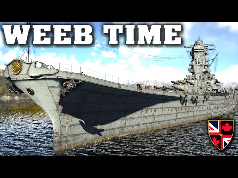 Видео: War Thunder: Musashi: это НОВЫЙ король огневой мощи?! (Обзор Yamato Sister)