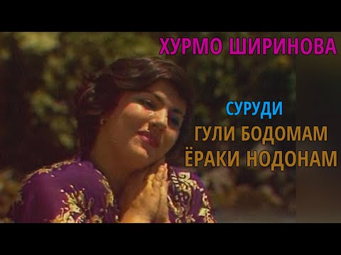 Видео: ХУРМО ШИРИНОВА СУРУДИ_ГУЛИ БОДОМАМ ЁРАКИ НОДОНАМ/HURMO SHIRINOVA SURUDI_GULI BODOMAM YRAKI NODONAM