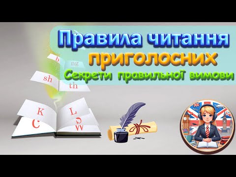 Видео: Правила читання приголосних: Секрети правильної вимови!