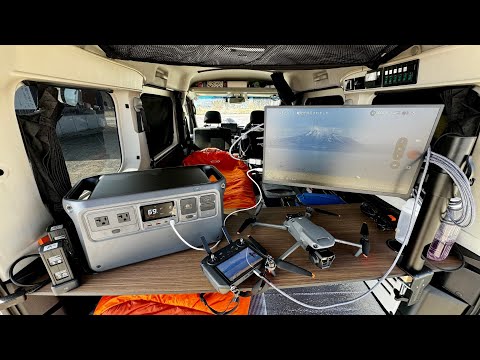 Видео: Автомобильный кемпинг с первым портативным источником питания DJI! МОЩНОСТЬ 1000