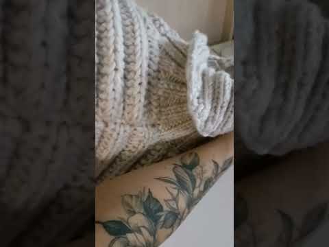 Видео: Заключительные петельки свитера