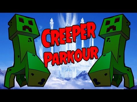 Видео: Паркур с Зелеными   Creeper Parkour Minecraft