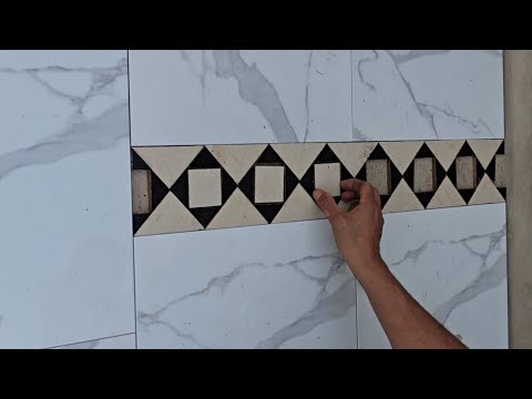 Видео: Нет ничего невозможного! Создайте сияющий 3D-дизайн с помощью керамической плитки ✨🧱