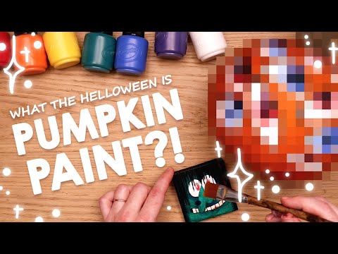 Видео: Пробуем тыквенную краску Crayola — ЧТО ЭТО?