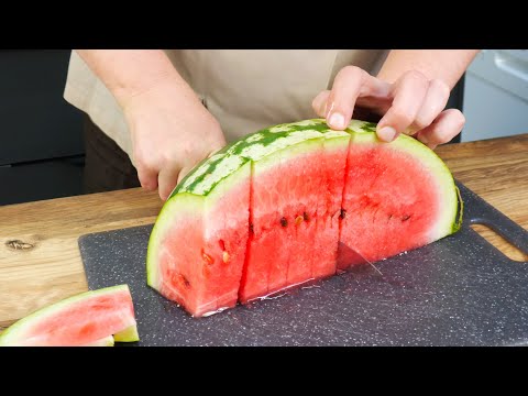 Видео: Как из 1,5 кг  арбуза, приготовить 3 литра вкусного лимонада.