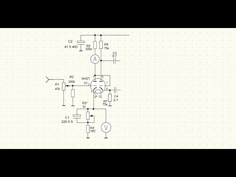 Видео: Ламповый усилитель. Как настроить драйвер без осциллографа и Шмелева.