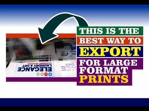 Видео: ЭТО ЛУЧШИЙ СПОСОБ ЭКСПОРТИРОВАТЬ ВАШУ РАБОТУ ДЛЯ ПОЛУЧЕНИЯ ЧЕТКОЙ ПЕЧАТИ