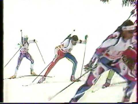 Видео: Биатлон 1992 ОИ Альбервиль эстафета мужчины