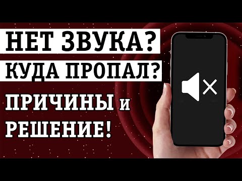 Видео: ПРОПАЛ ЗВУК НА ТЕЛЕФОНЕ, ЧТО ДЕЛАТЬ? ИСПРАВЛЯЕМ ПРИЧИНЫ и РЕШАЕМ ПРОБЛЕМУ С ДИНАМИКАМИ!