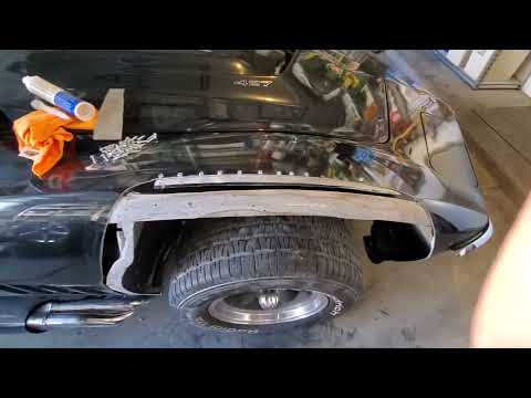 Видео: Расширители передних крыльев, широкий кузов, часть 2 — Corvette C3 1969 года