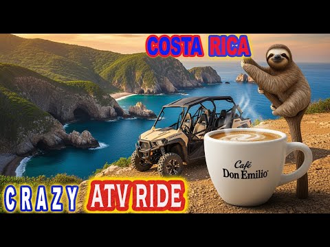 Видео: Экстремальное приключение на квадроциклах в Коста-Рике: от кофейной плантации до морских пещер! ☕🌊