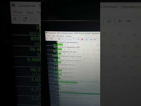 Видео: Параметры работы двигателя, АБС, ЭУР.