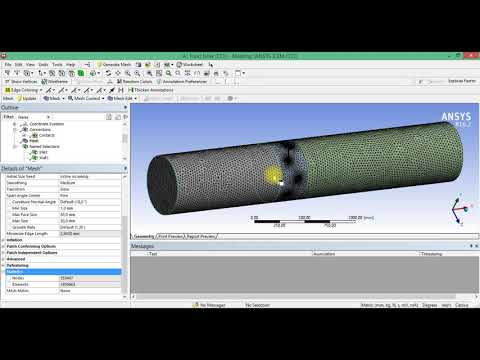 Видео: 5.3 Моделирование течения в осевом вентиляторе. Построение сетки в ANSYS Mesh