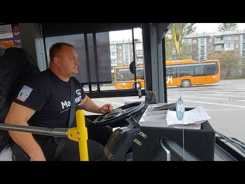 Видео: Вышел на  69-тый маршрут в Омске, пока мой  автобус  на ремонте. 