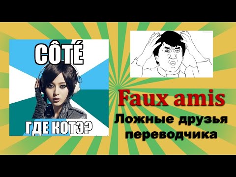 Видео: Урок#100 УРА!!:)) Faux amis / Ложные друзья переводчика  Французские слова с подвохом