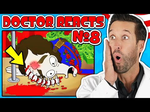 Видео: ВРАЧ смотрит смешные медицинские сцены из Американский папаша #8