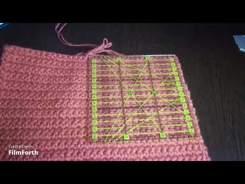 Видео: Идеально ровный край крючком.