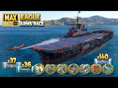 Видео: Авианосец Eagle: до 400 узлов для большой игры - World of Warships