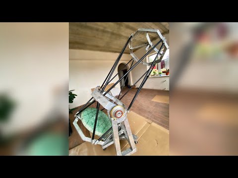 Видео: Сборка 625мм телескопа, фокус 2300мм!    Manufacture of a 625mm telescope, focus 2300mm!