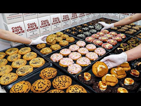 Видео: Чуи! Как приготовить домашнее печенье в американском стиле - Korean Bakery