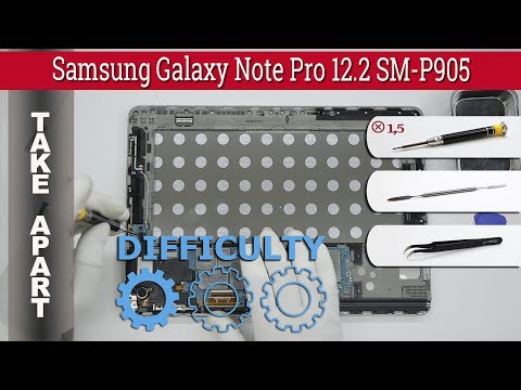 Видео: Как разобрать 📱 Samsung Galaxy Note Pro 12.2 SM-P905