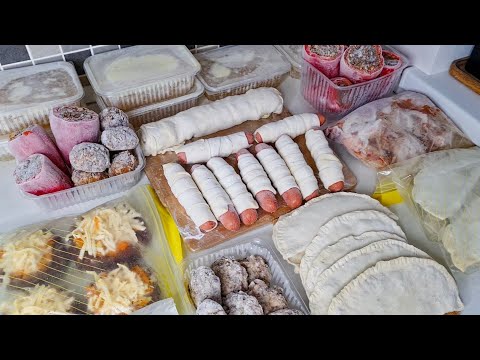 Видео: ЗАГОТОВКА ЕДЫ НА НЕДЕЛЮ | ПОЛУФАБРИКАТЫ В МОРОЗИЛКУ #заморозка