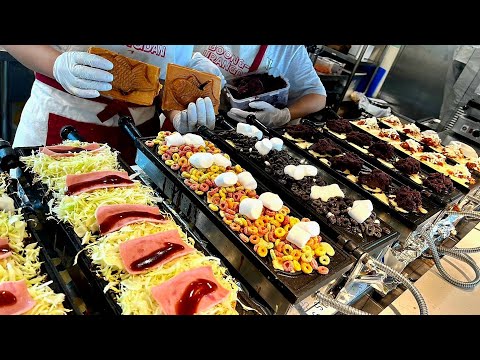 Видео: а теперь продают 3000 штук каждые 3 часа! Популярный современный рыбный хлеб - корейская уличная еда