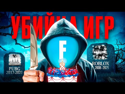 Видео: Как Фортнайт 8 ЛЕТ Уничтожал ИГРЫ