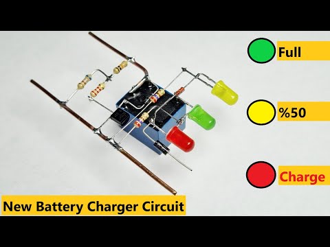 Видео: НОВАЯ схема зарядного устройства 12В! Настройка не требуется! с индикатором состояния батареи