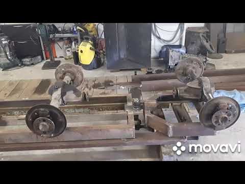 Видео: установка мостов на раму минипогрузчика