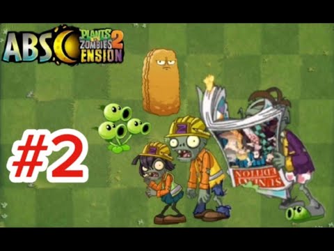 Видео: Бригада строителей и новый зомби с журналом! Plants vs zombies 2 Abscention #2