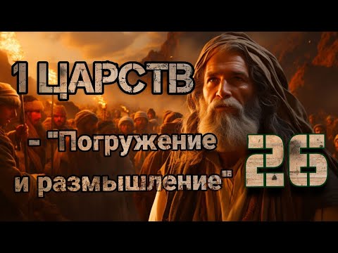 Видео: "ПОГРУЖЕНИЕ И РАЗМЫШЛЕНИЕ" -26,  (1Царств)"