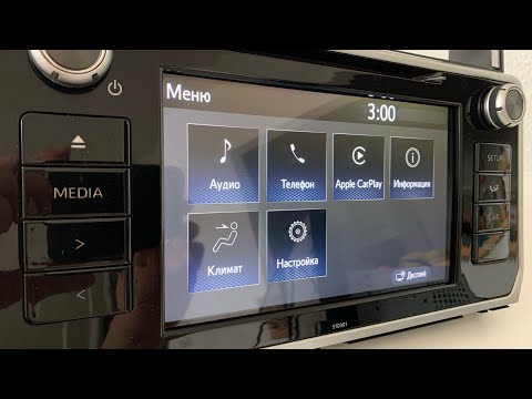 Видео: Оригинальный , заводской CarPlay и Android Auto для Toyota Land Cruiser 150 Prado 2017-2020