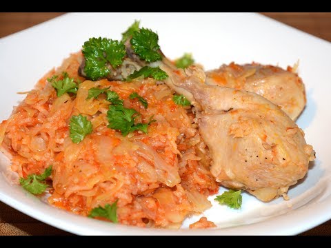 Видео: Тушеная Капуста с Рисом и Мясом в Мультиварке Скороварке Redmond