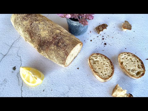 Видео: Итальянский хлеб пане кафоне на левито мадре