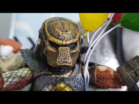 Видео: Фигурка Хищника из второй моей любимой части фильма